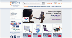 Desktop Screenshot of intermedicaldirect.co.uk