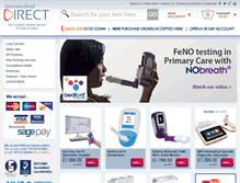 Tablet Screenshot of intermedicaldirect.co.uk